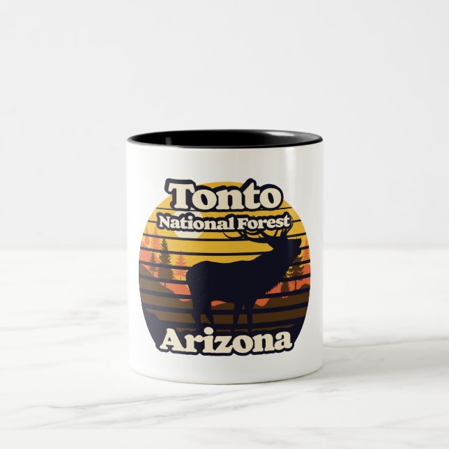 Caneca De Café Em Dois Tons Arizona Nacional da Floresta (Centro)