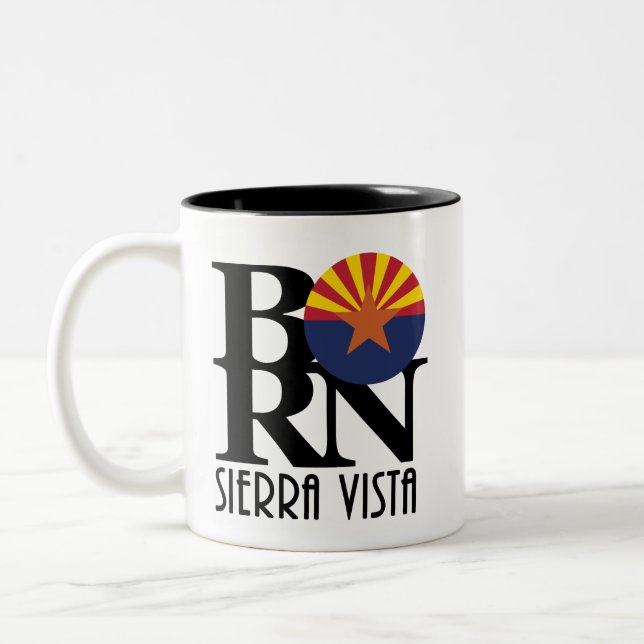Caneca De Café Em Dois Tons Arizona Sierra Vista (Esquerda)