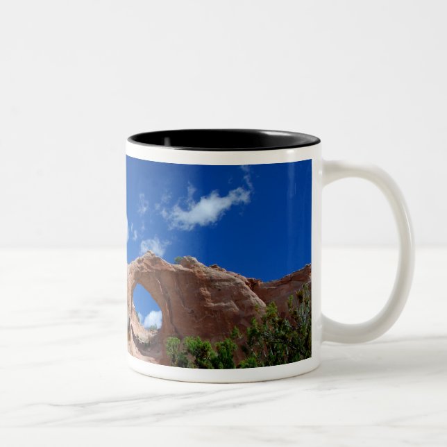 Caneca De Café Em Dois Tons Arizona, Window Rock. Capital dos Navajos (Direita)
