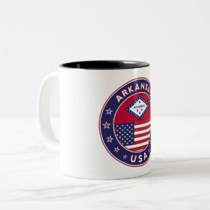 Caneca De Café Em Dois Tons Arkansas