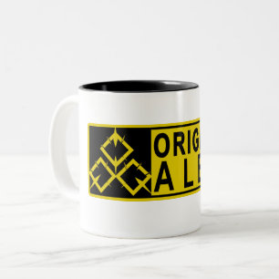 Caneca De Café Em Dois Tons Arknights - Originium Alert
