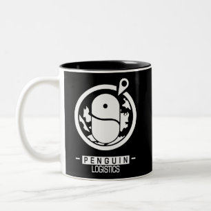 Caneca De Café Em Dois Tons Arknights - Pinguin Logistics Fones de ouvido