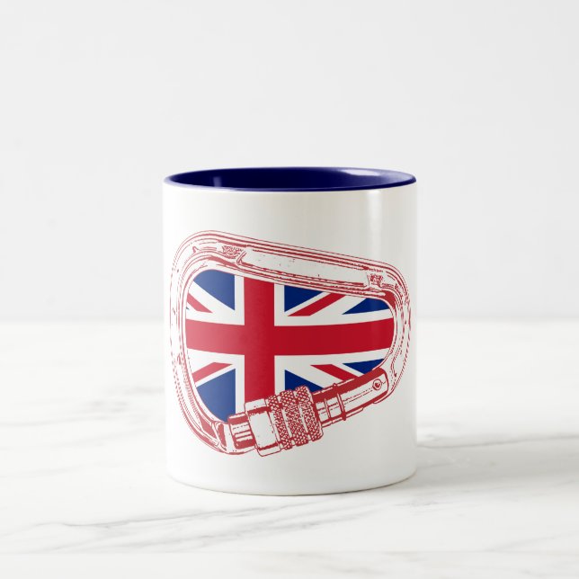 Caneca De Café Em Dois Tons Armário de Bandeira Britânico (Centro)
