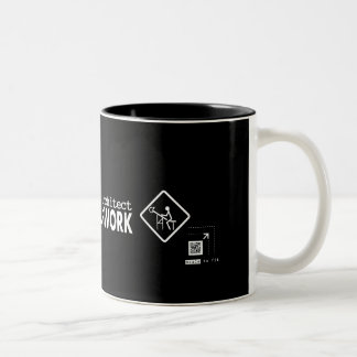 Caneca De Café Em Dois Tons Arquiteto do cuidado no trabalho