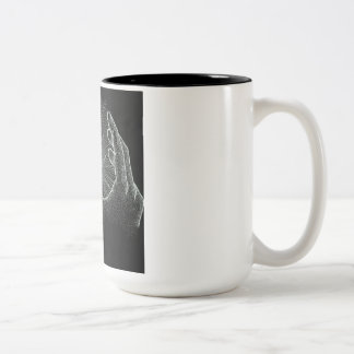 Caneca De Café Em Dois Tons Arranjar a Realidade de Amanhã