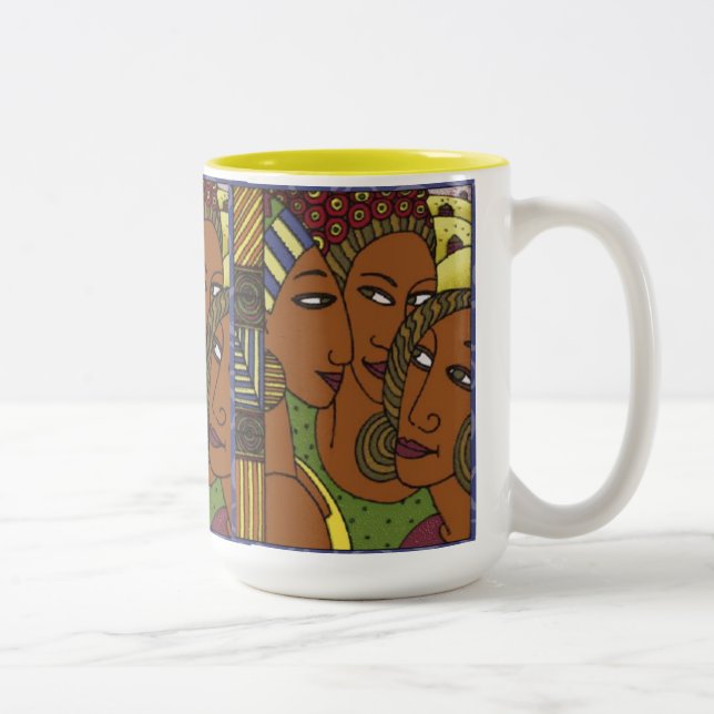 Caneca De Café Em Dois Tons Art Mug (Direita)