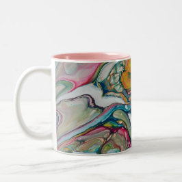 Caneca De Café Em Dois Tons Art Mug 1