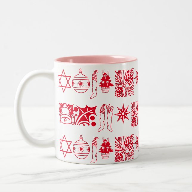 Caneca De Café Em Dois Tons Arte combinada (Esquerda)