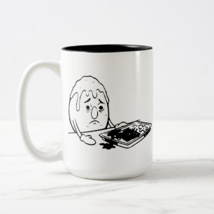 Caneca De Café Em Dois Tons Arte de Ovo RG RA