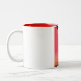 Caneca De Café Em Dois Tons Arte Espacial de Huygens Titã