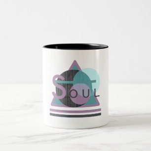 Caneca De Café Em Dois Tons Arte Inspiradora "SOUL" - Dois Tons Mug