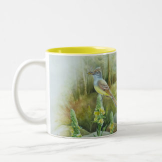 Caneca De Café Em Dois Tons Arte por Aquarela de Excelente Crester