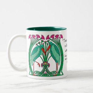 Caneca De Café Em Dois Tons Artes e Artesanatos gruas v2