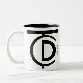 Caneca De Café Em Dois Tons Artes finas TCD
