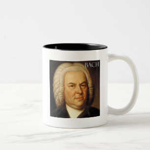 Caneca De Café Em Dois Tons Artigos de Johann Sebastian Bach