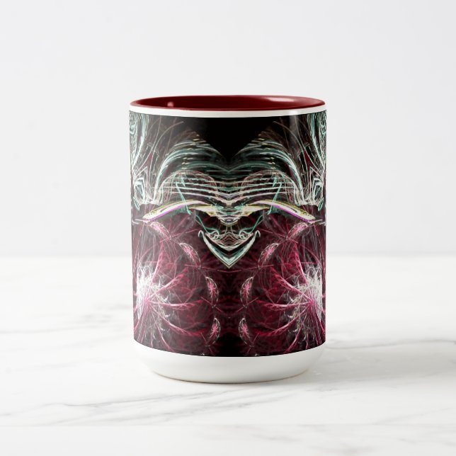 Caneca De Café Em Dois Tons Artista Fratural De Face Sinister (Centro)