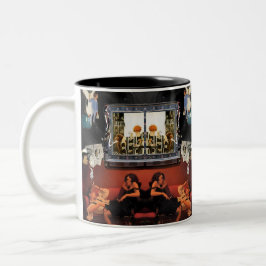 Caneca De Café Em Dois Tons Arty Valentine Gift Collection- Decadent Noir