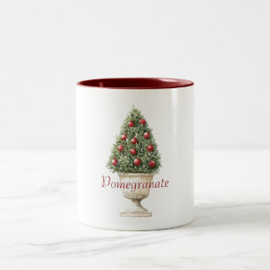 Caneca De Café Em Dois Tons Árvore de Romã