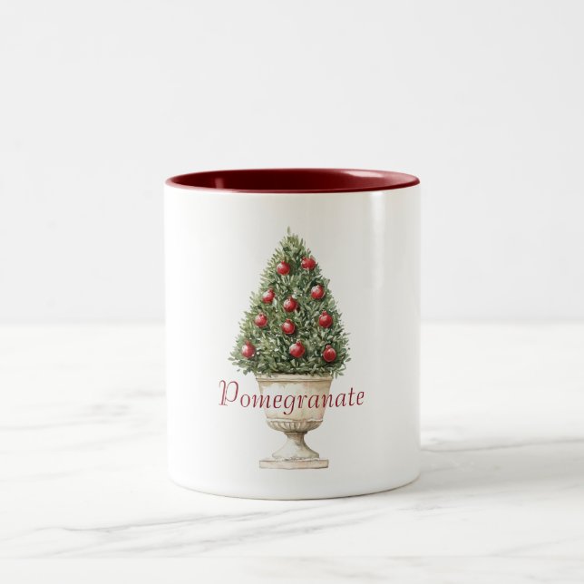 Caneca De Café Em Dois Tons Árvore de Romã (Centro)