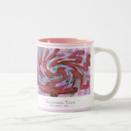 Caneca De Café Em Dois Tons Árvore do Jacaranda