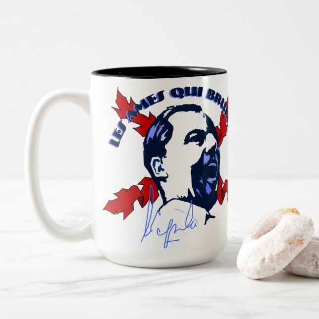 CANECA DE CAFÉ EM DOIS TONS AS ALMAS QUE ARDEM (Com Donut)