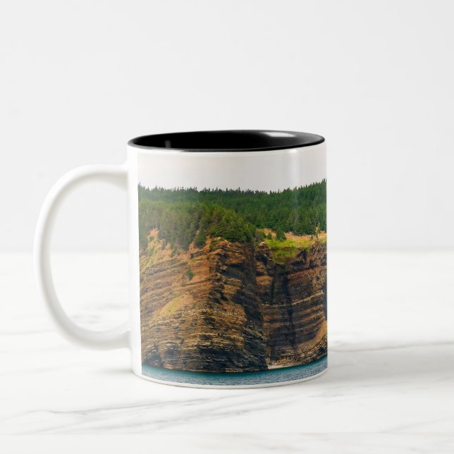 Caneca De Café Em Dois Tons As Botas da Ilha Bell (Esquerda)