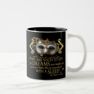 Caneca De Café Em Dois Tons As citações da tempestade (versão Dourado)