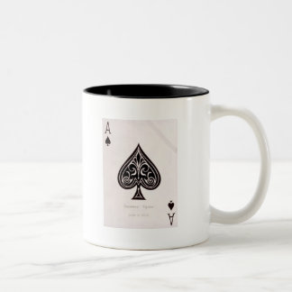 Caneca De Café Em Dois Tons Ás de espada