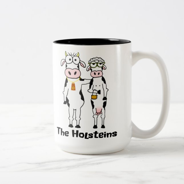 Caneca De Café Em Dois Tons As Holsteins (Direita)