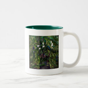 Caneca De Café Em Dois Tons As Jungles de Tikal