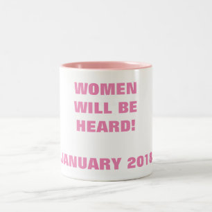 CANECA DE CAFÉ EM DOIS TONS AS MULHERES SERÃO OUVIDAS!