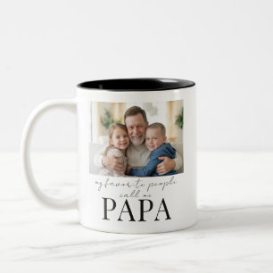 Caneca De Café Em Dois Tons As Pessoas Favoritas Me Chamam de Papai Presente F
