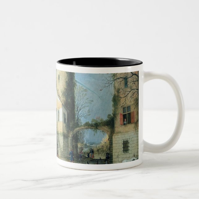 Caneca De Café Em Dois Tons As quatro estações: Outono (Direita)