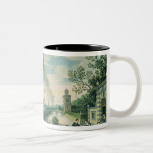 Caneca De Café Em Dois Tons As quatro estações: Primavera