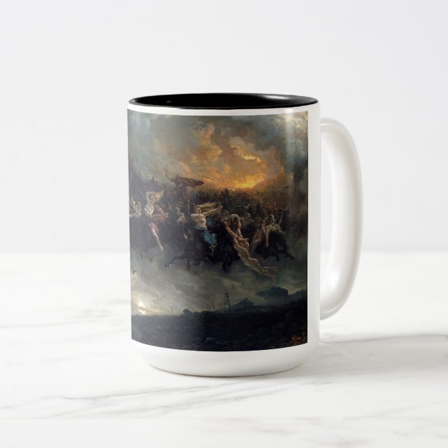 Caneca De Café Em Dois Tons Asgardsreien (Frente Esquerda)