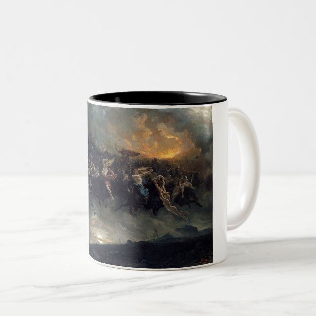 Caneca De Café Em Dois Tons Asgardsreien (Frente Esquerda)