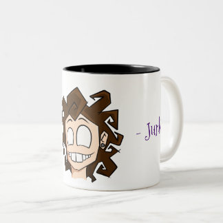Caneca De Café Em Dois Tons Äshi “cafeína Junkie "