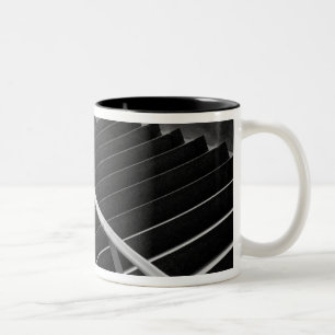 Caneca De Café Em Dois Tons Ásia, Japão, Tóquio. Escadas, Fórum Internacional
