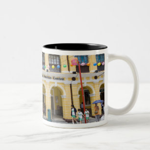 Caneca De Café Em Dois Tons Ásia, Nordeste da Ásia, China, Macau, Macao,