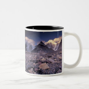Caneca De Café Em Dois Tons Ásia, Paquistão, Cordilheira Karakoram, Broad e