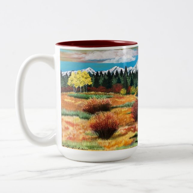 Caneca De Café Em Dois Tons Aspen Call Meadow Mug (Esquerda)