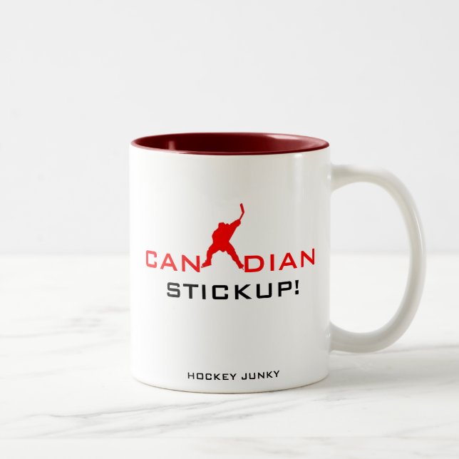 CANECA DE CAFÉ EM DOIS TONS ASSALTO À MÃO ARMADA CANADENSE! (Direita)
