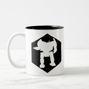 Caneca De Café Em Dois Tons Assalto Mech Mug