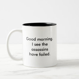 Caneca De Café Em Dois Tons Assassinos