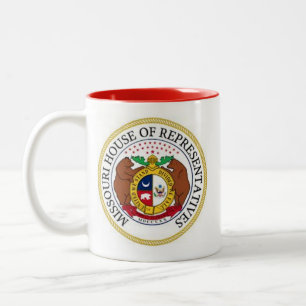 CANECA DE CAFÉ EM DOIS TONS ASSEMBLEIA MISSOURI DE REPRESENTANTES