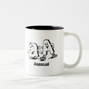 Caneca De Café Em Dois Tons Assexuado