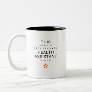 Caneca De Café Em Dois Tons Assistente dentário