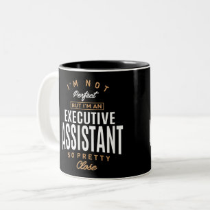 Caneca De Café Em Dois Tons Assistente executivo