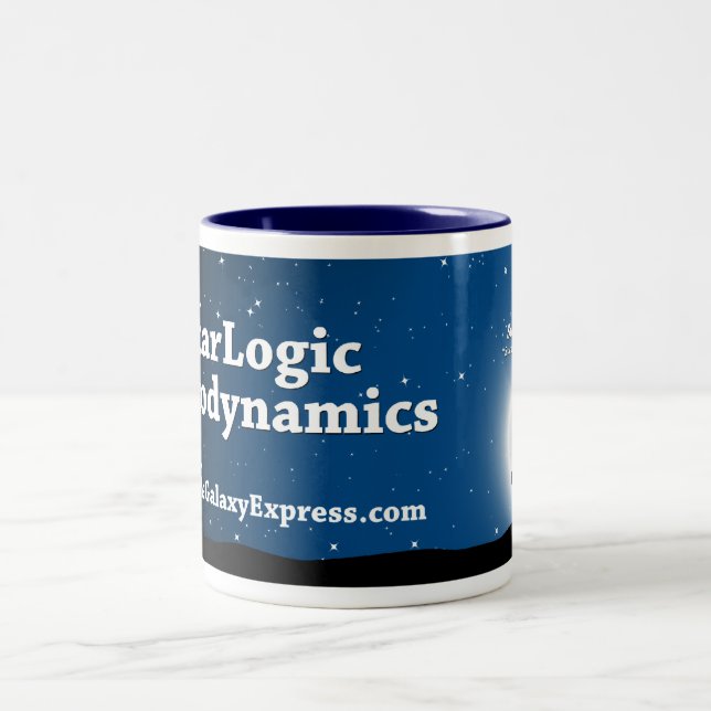 Caneca De Café Em Dois Tons Astrodynamics de StarLogic (Centro)