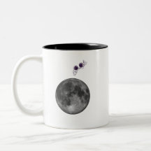 Astronaut and Moon Space Mug